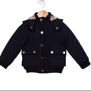 Burberry Boys Quilted Puffer Jacket.